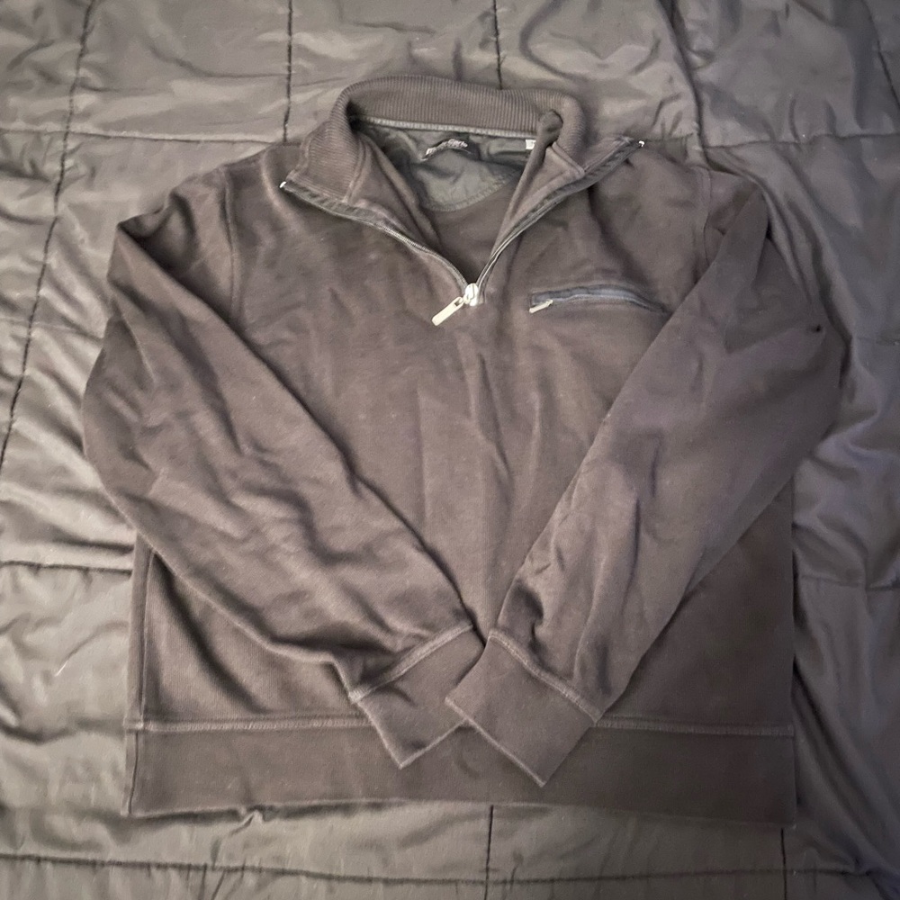 rare vintage monte carlo 1/4 collared zipup